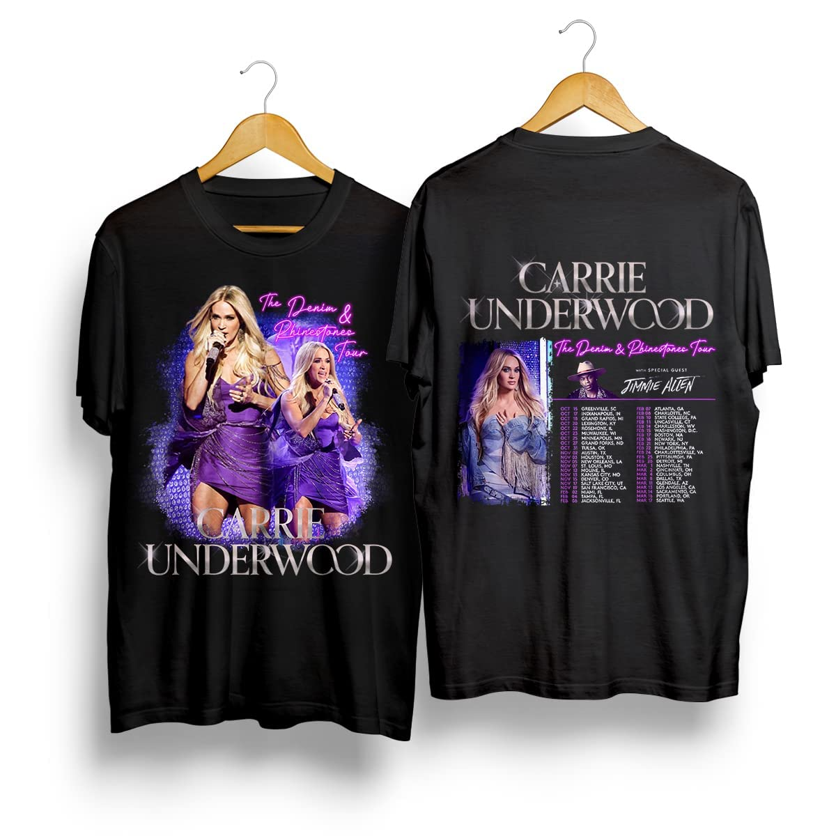 Top Carrie Underwood Denim And Rhinestones Tour 2023 shirts