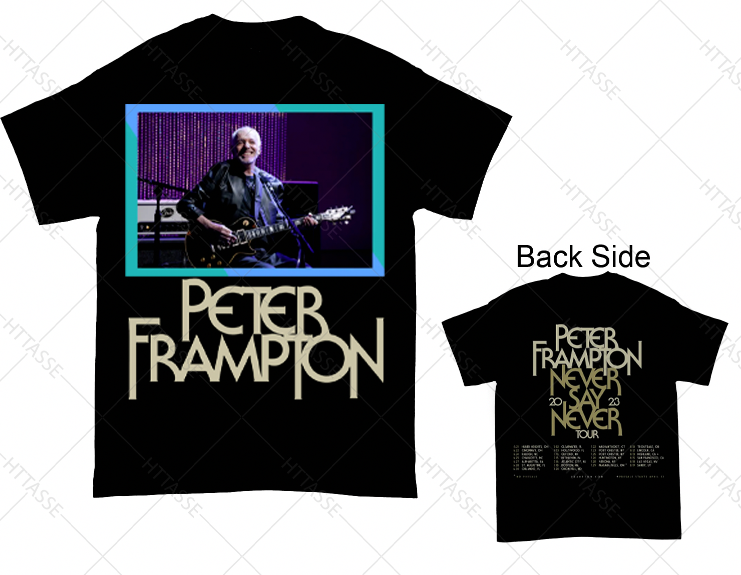 Top Peter Frampton Never Say Never Tour 2023 Shirt