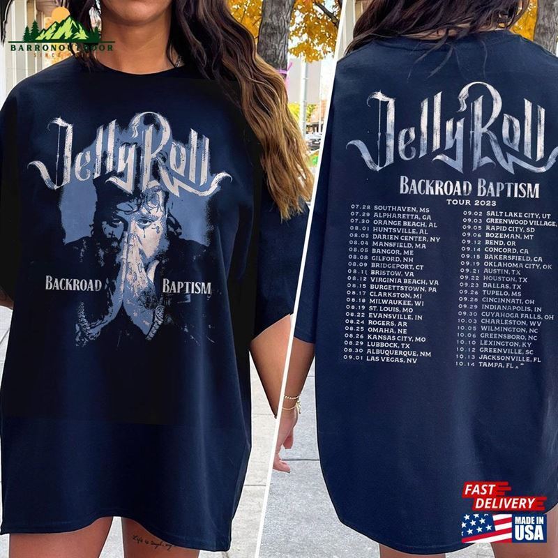 Vintage Jelly Roll Music Tour 2023 90s Bootleg Shirt