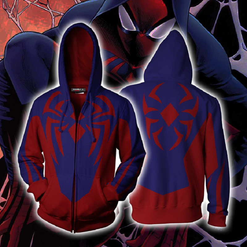 Avengers Spider-Man Hoodie - Zip Up Hoodie