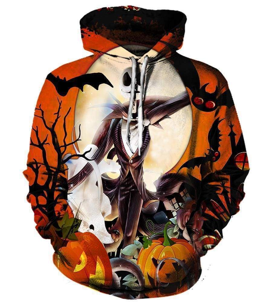 Christmas  The Nightmare Before Hoodies - Pullover Yellow Hoodie