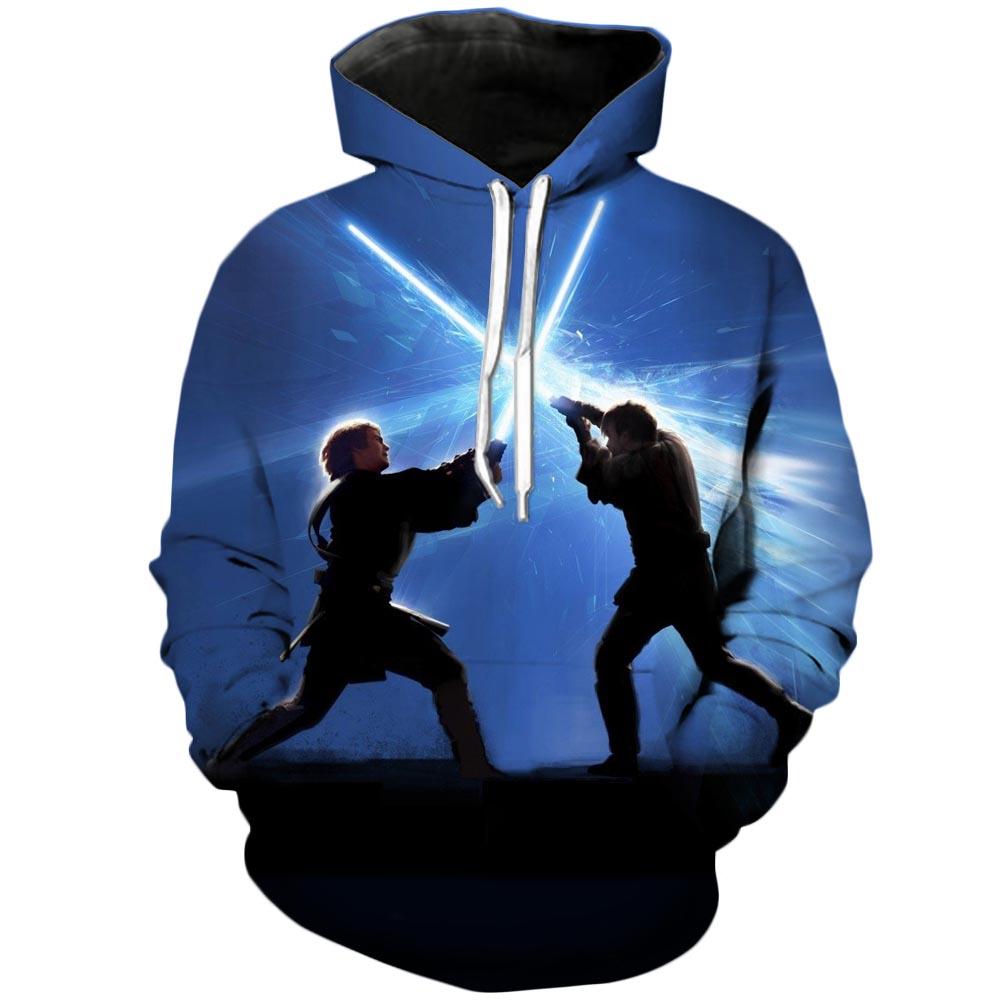 Epic Clash  Star Wars 3D Printed Hoodie