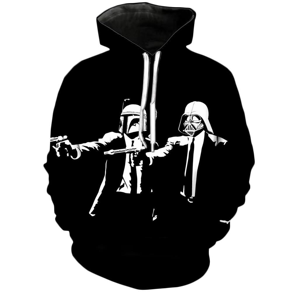 Pulp Fiction Dark side  Star Wars 3D Printed Hoodie