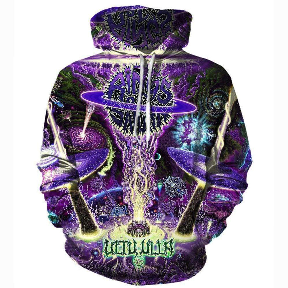 Rings of Saturn Hoodies - Pullover Purple Hoodie