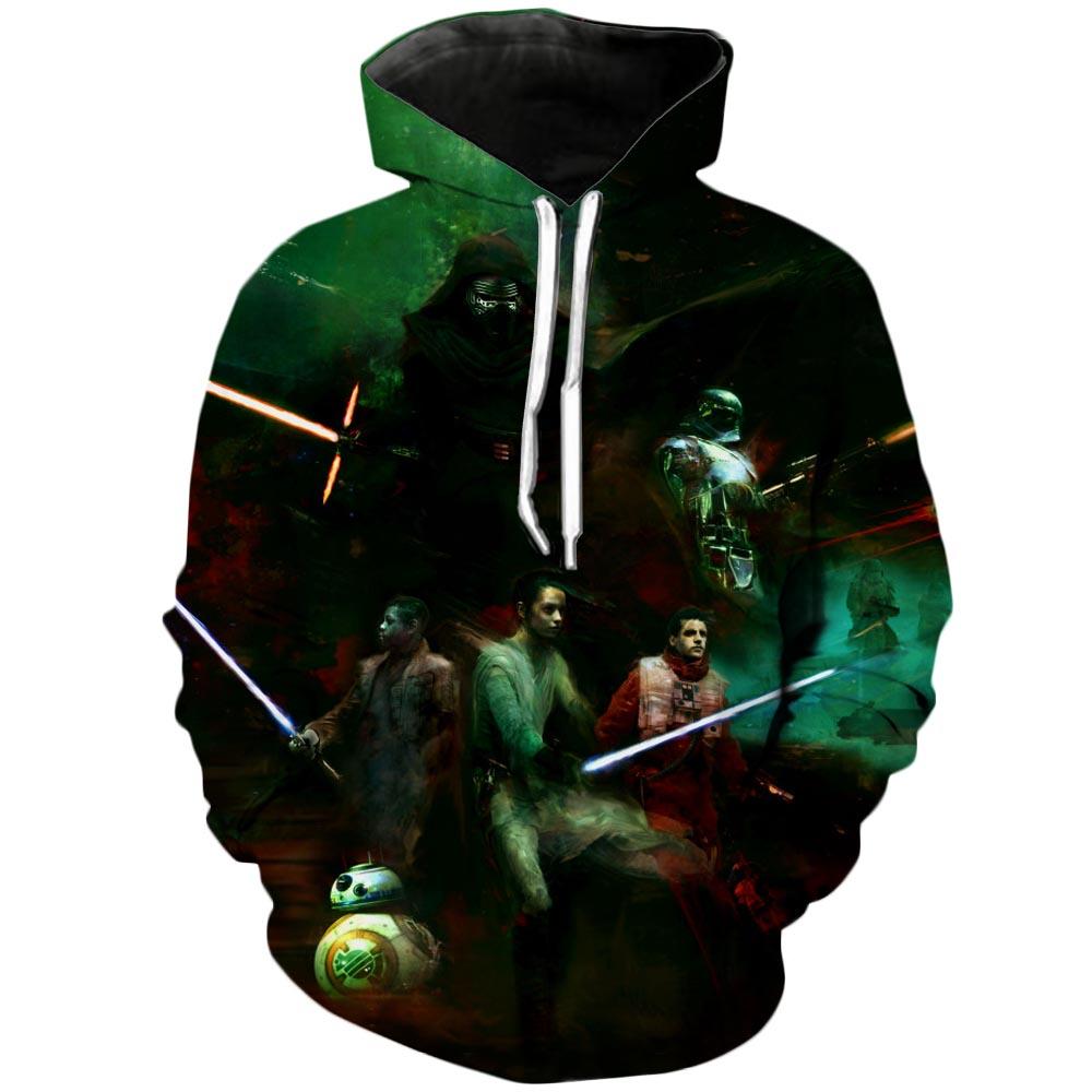 Sabers at the ready  Star Wars 3D Printed Hoodie