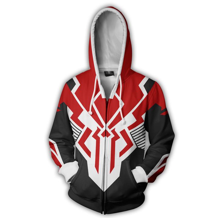 Spiderman Hoodies - Spiderman Series Super Hero 3D Zip Up Hoodie