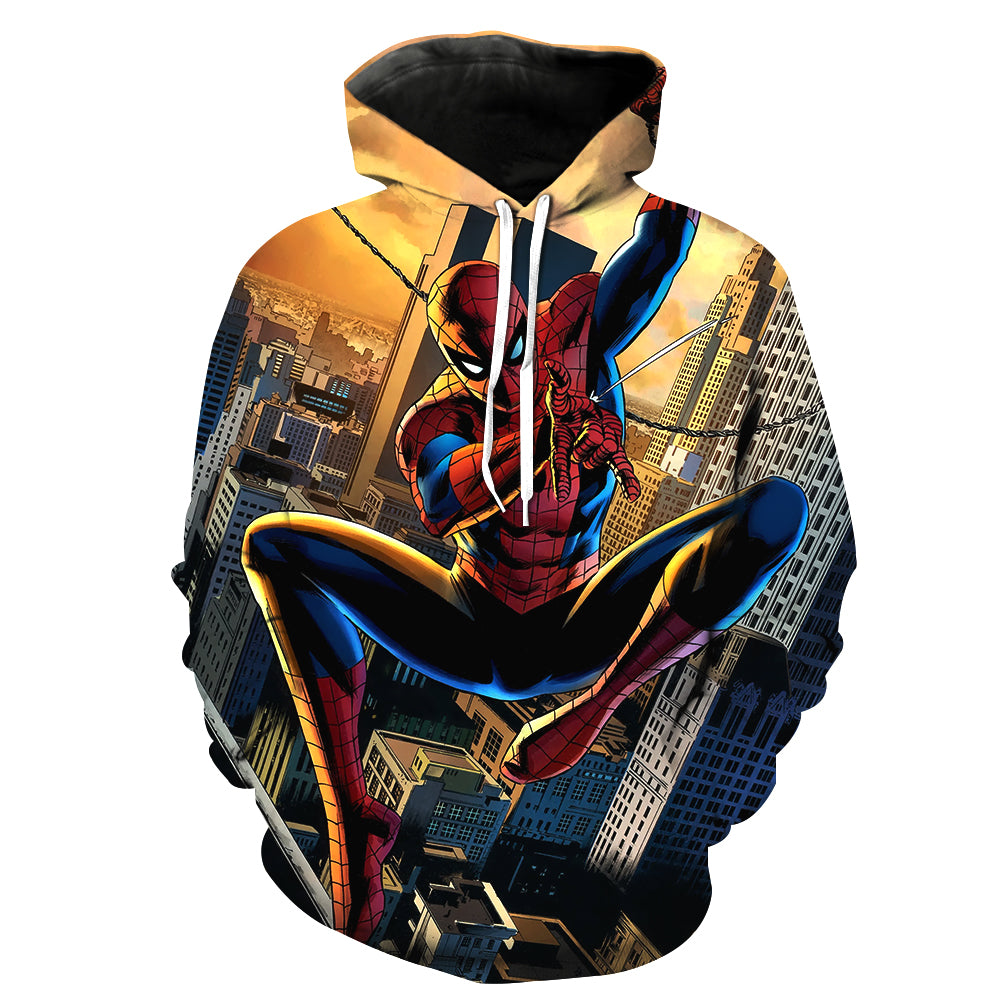 Spiderman Hoodies - Spiderman Series Super Hero save the world 3D Hoodie