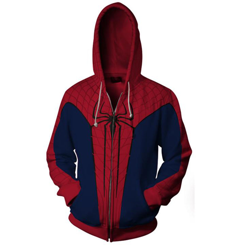 Spiderman Hoodies - Spiderman The Avengers 3 3D Zip Up Hoodie