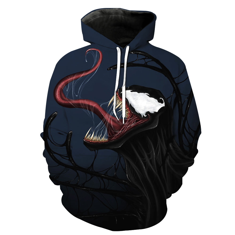 Spiderman Hoodies - Spiderman Venom symbiosis Supr Cool 3D Hoodie