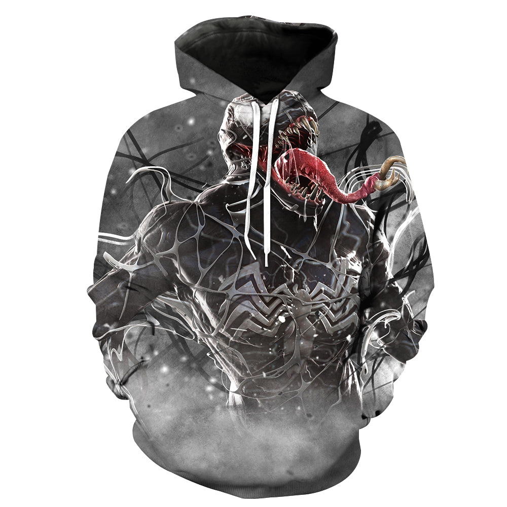 Spiderman Hoodies - Venom Spiderman Monster 3D Hoodie