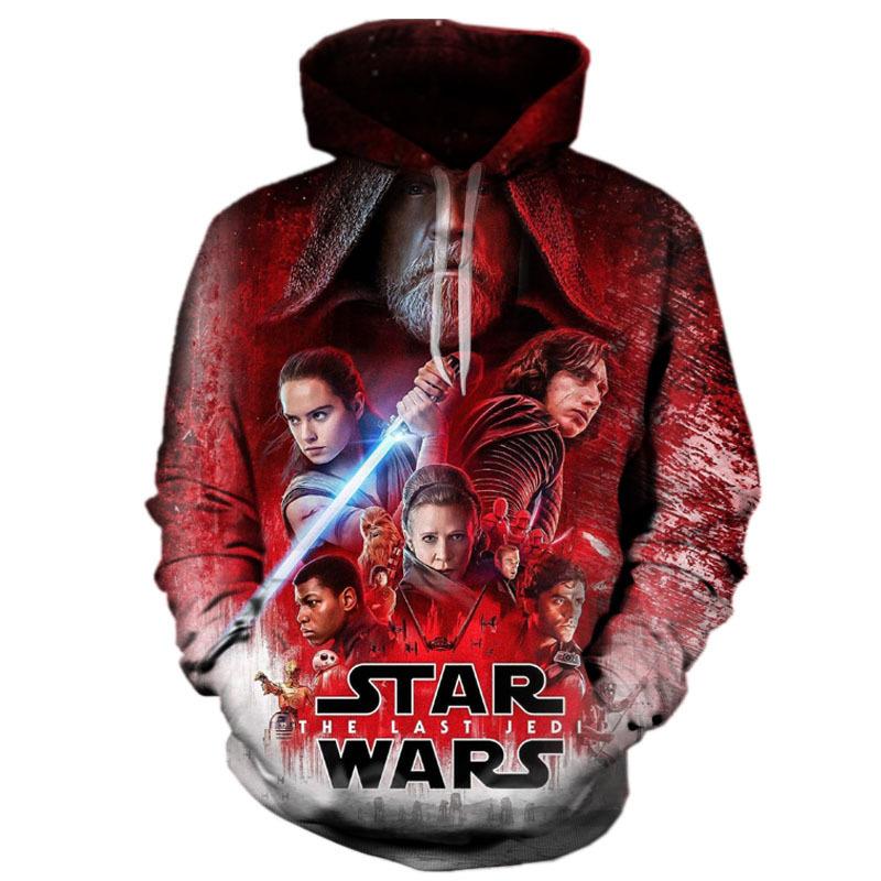 The Last Jedi  Star Wars 3D Printed Hoodie