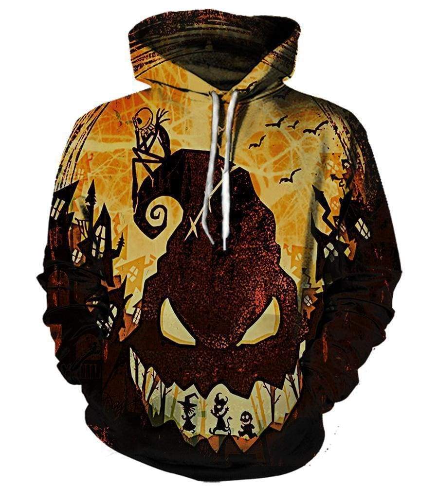 The Nightmare Before Christmas Hoodie - Pullover Black Hoodie