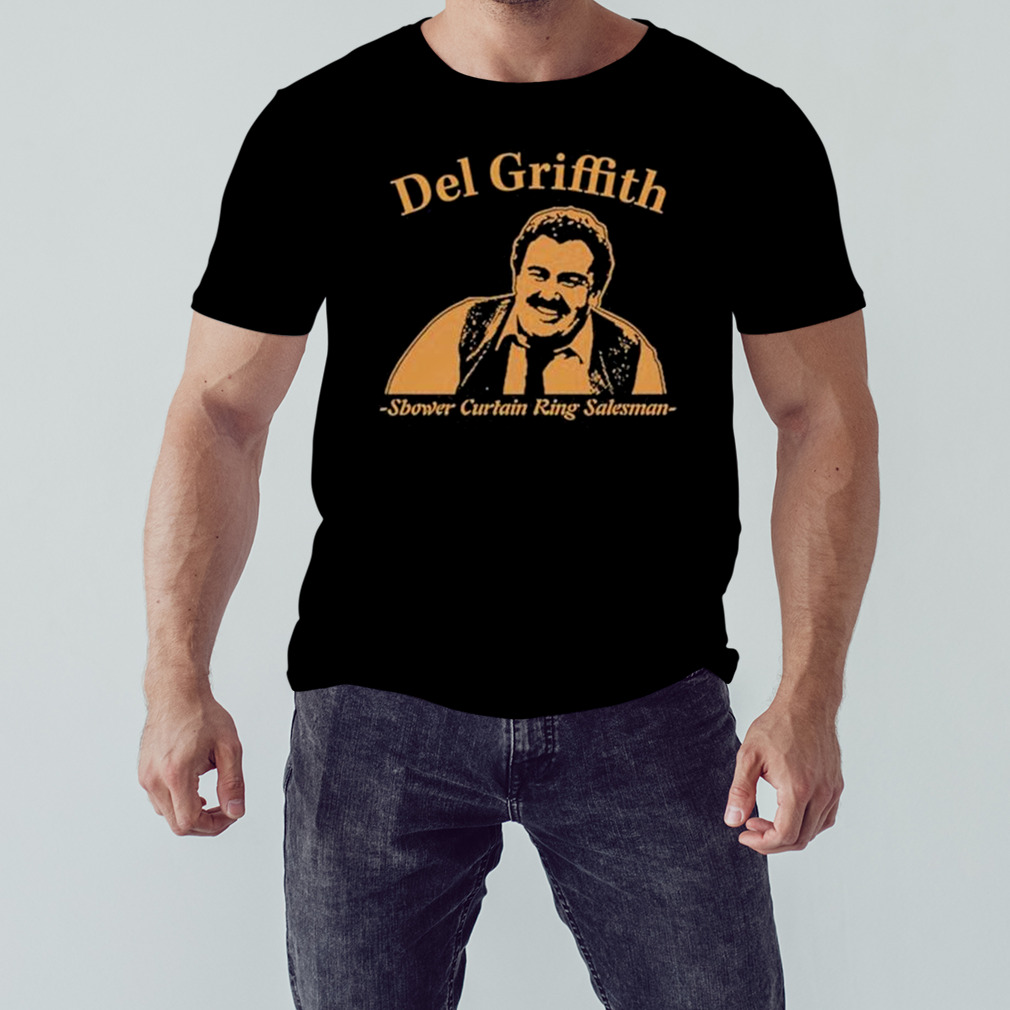 Aaron Douglas Del Griffith Shower Curtain Ring Salesman Shirt