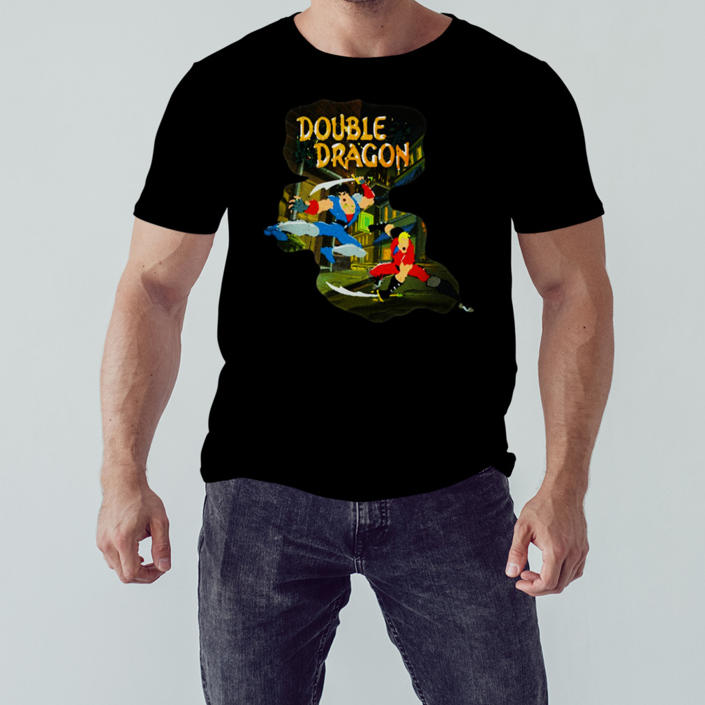 Game Scene Design Double Dragon shirt