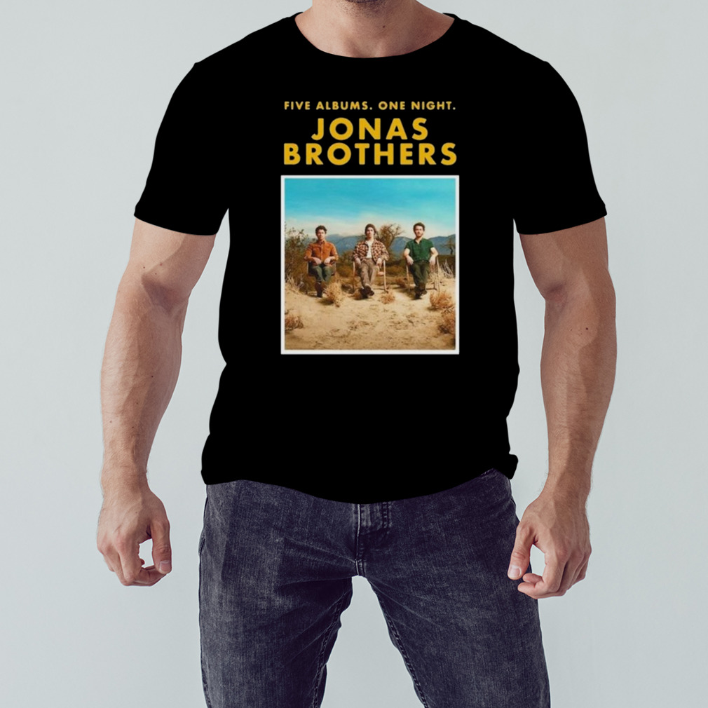 Jonas Brothers Five Albums One Night The Tour 2023 Shirt