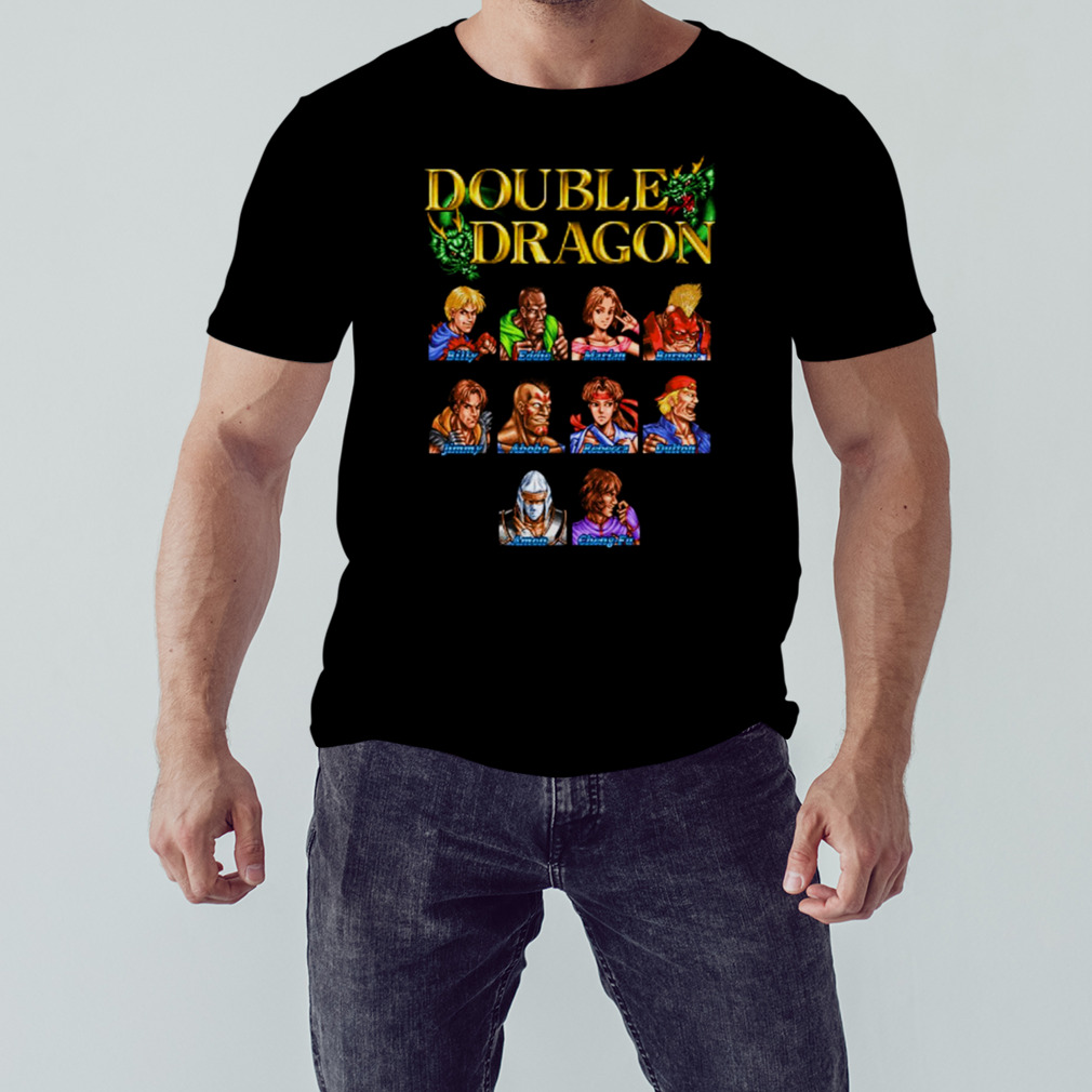 Neo Geo Character Lineup Double Dragon shirt