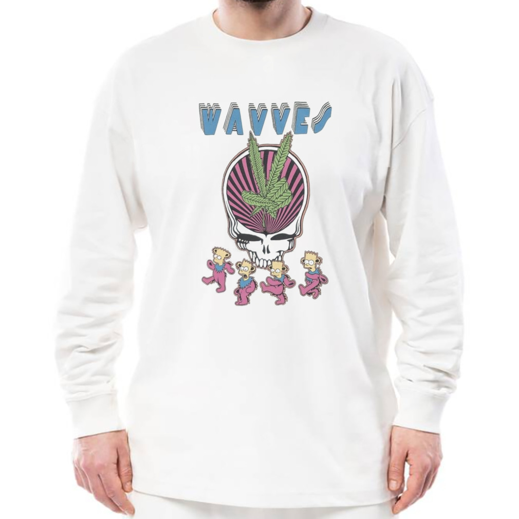 Wavves Deadhead The Grateful Dead Skull Bart Off Shirt - Reallgraphics