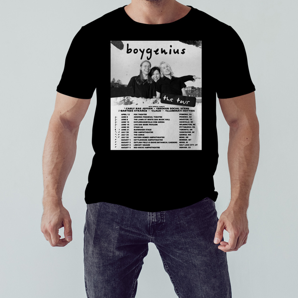 Boygenius Tour 2023 poster shirt