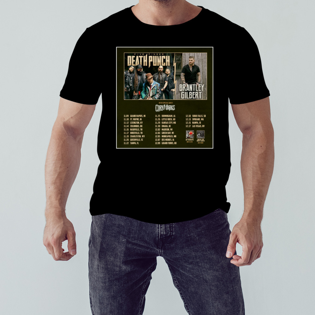 Five Finger Death Punch tour 2023 poster shirt
