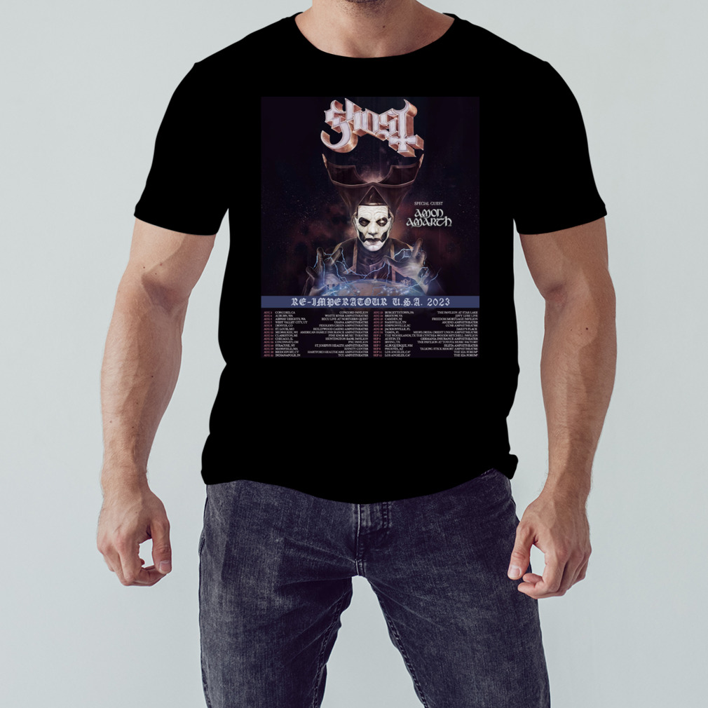 Ghost Rock Band Imperatour Tour 2023 poster shirt