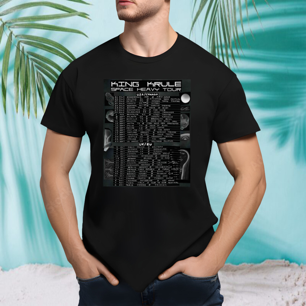 King Krule tour 2023 poster shirt