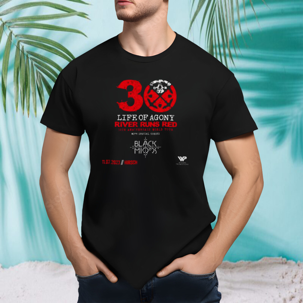 Life Of Agony River Runs Red 30th Anniversary World Tour 2023 Shirt