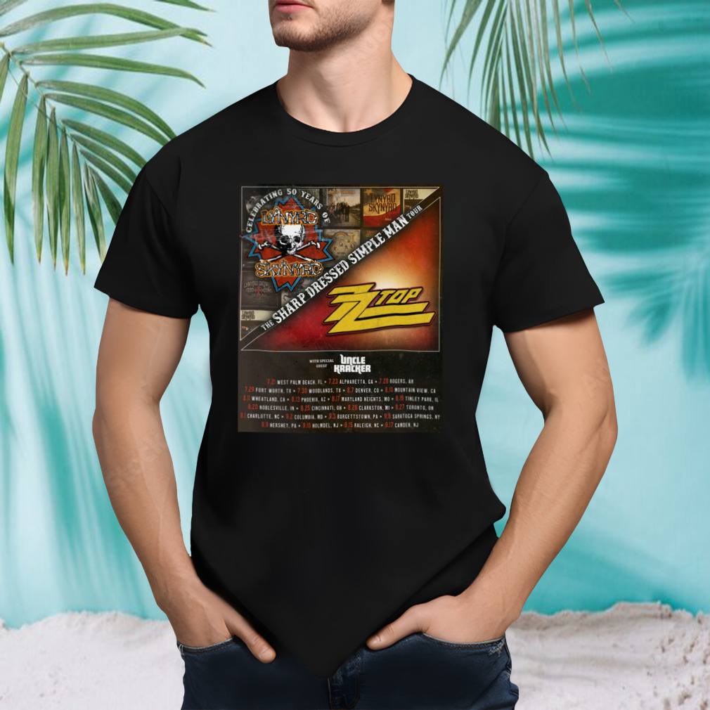 Lynyrd Skynyrd Tour 2023 poster shirt