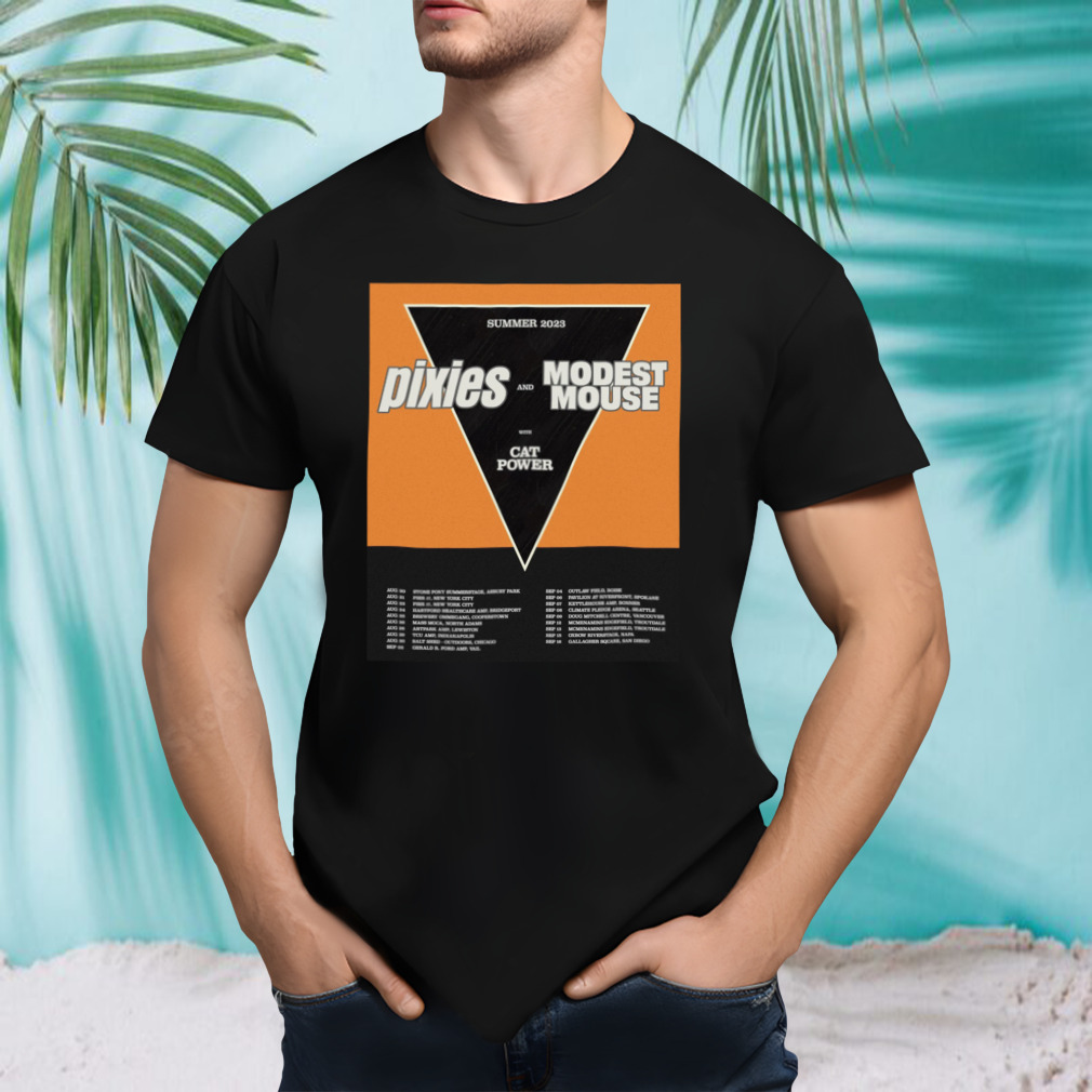 Pixies and Modest Mouse tour 2023 poster shirt