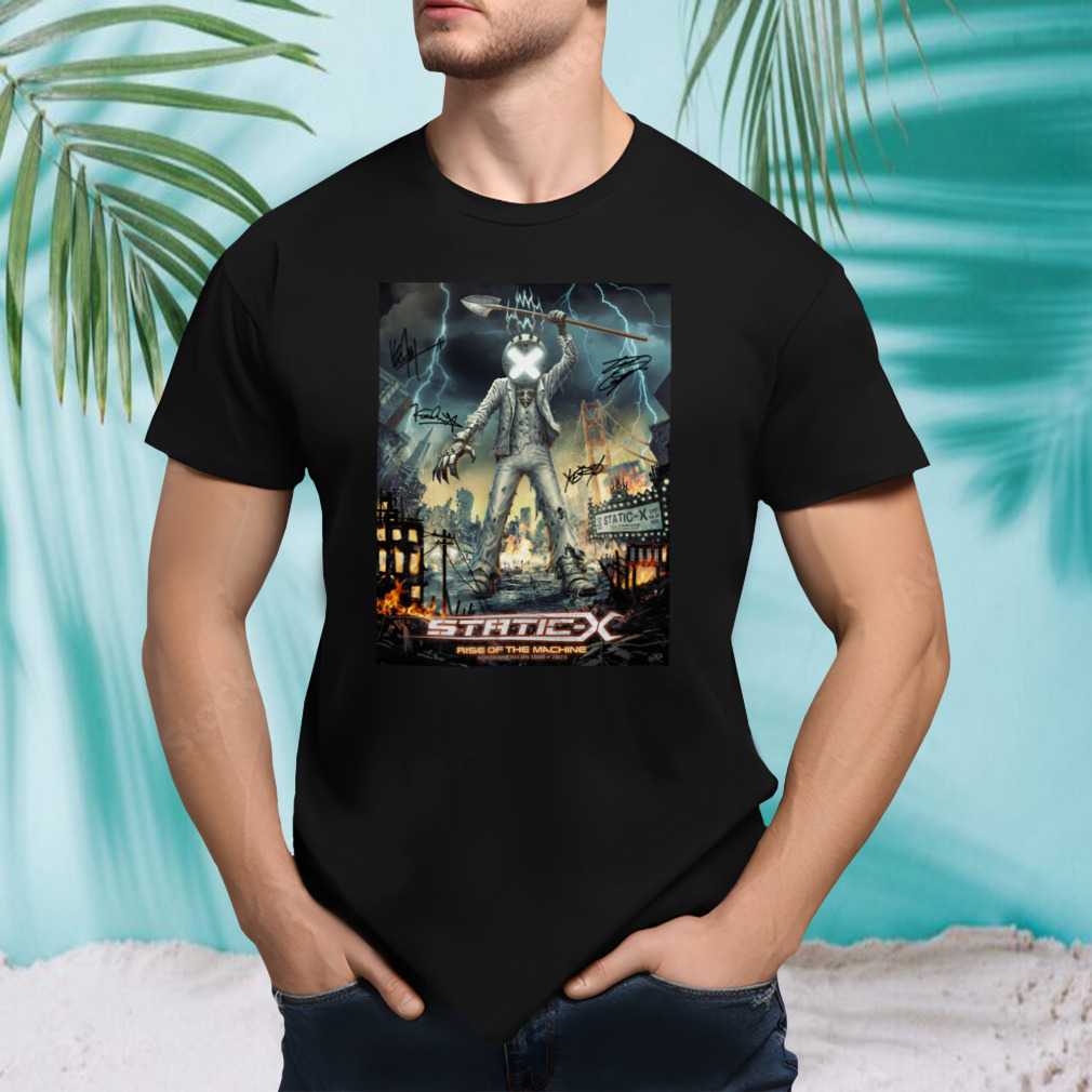RISE OF THE MACHINE COMMEMORATIVE TOUR POSTER 2023 shirt