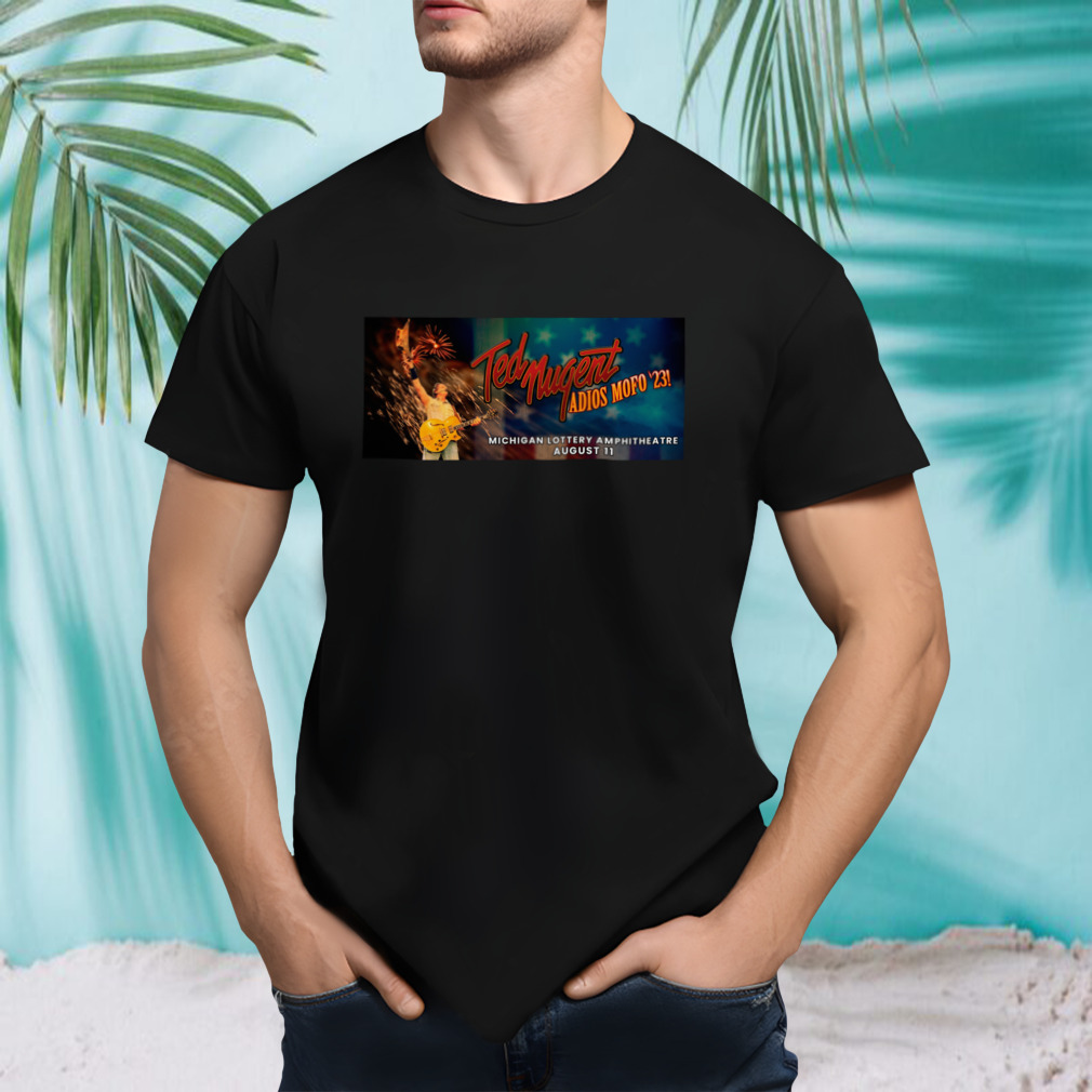 Ted Nugent Adios Mofo Tour 2023 poster shirt