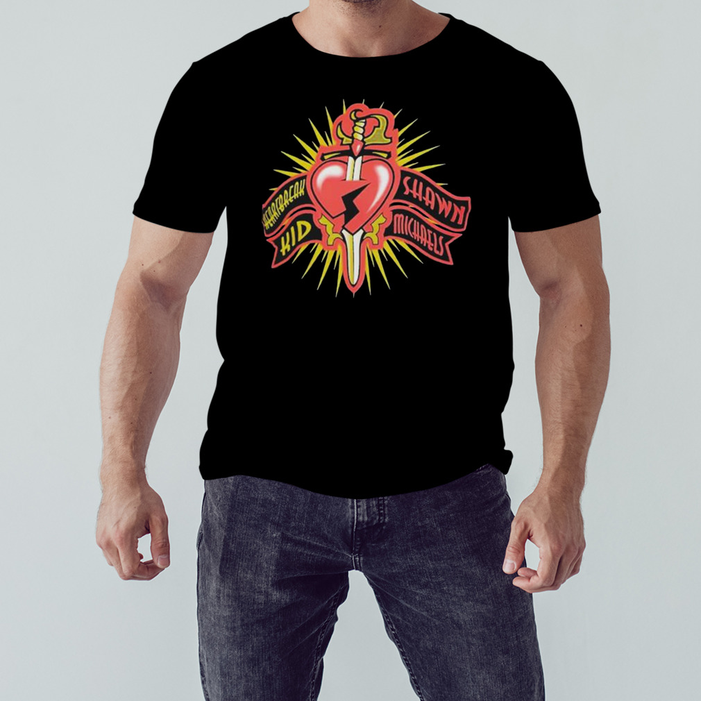 Shawn michaels heart dagger logo T-shirt