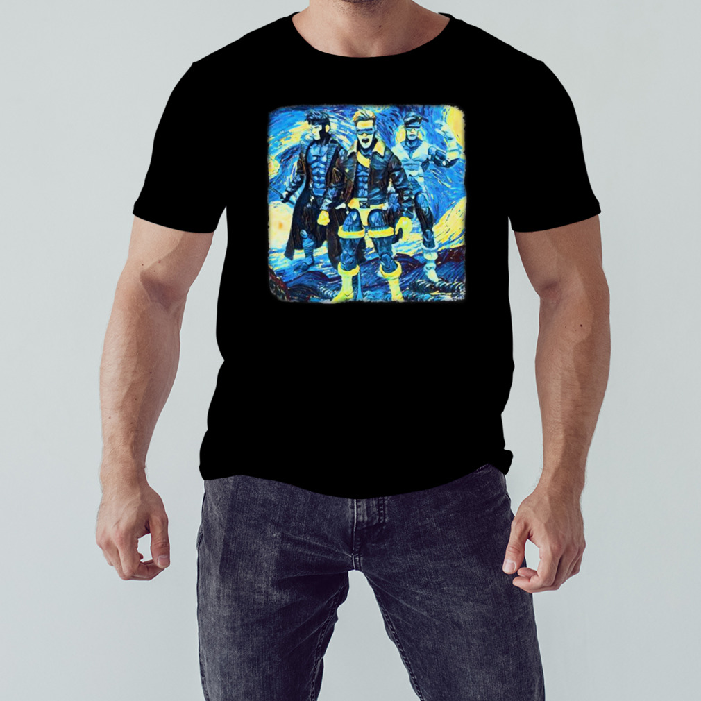 The Mutants Van Gogh Style Marvel shirt