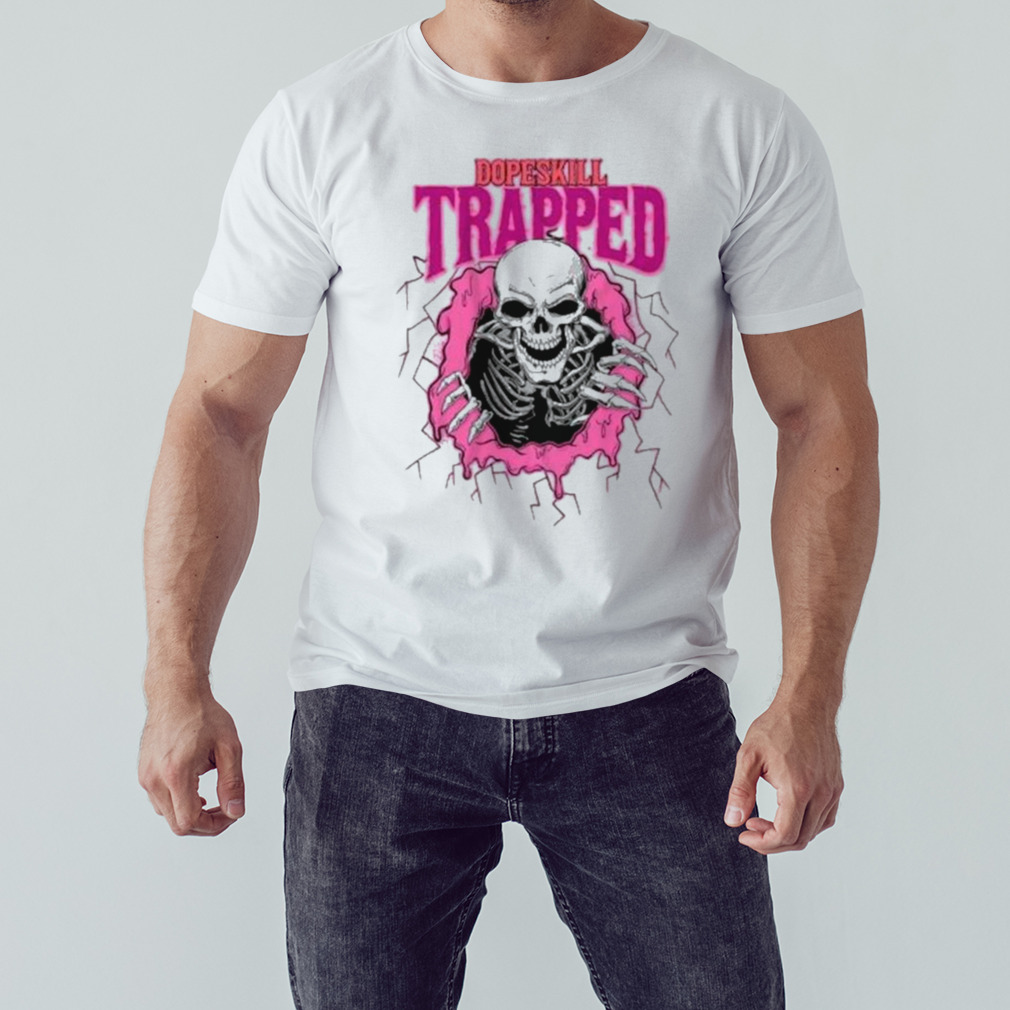 Triple pink dunk low dopeskill trapped halloween T-shirt