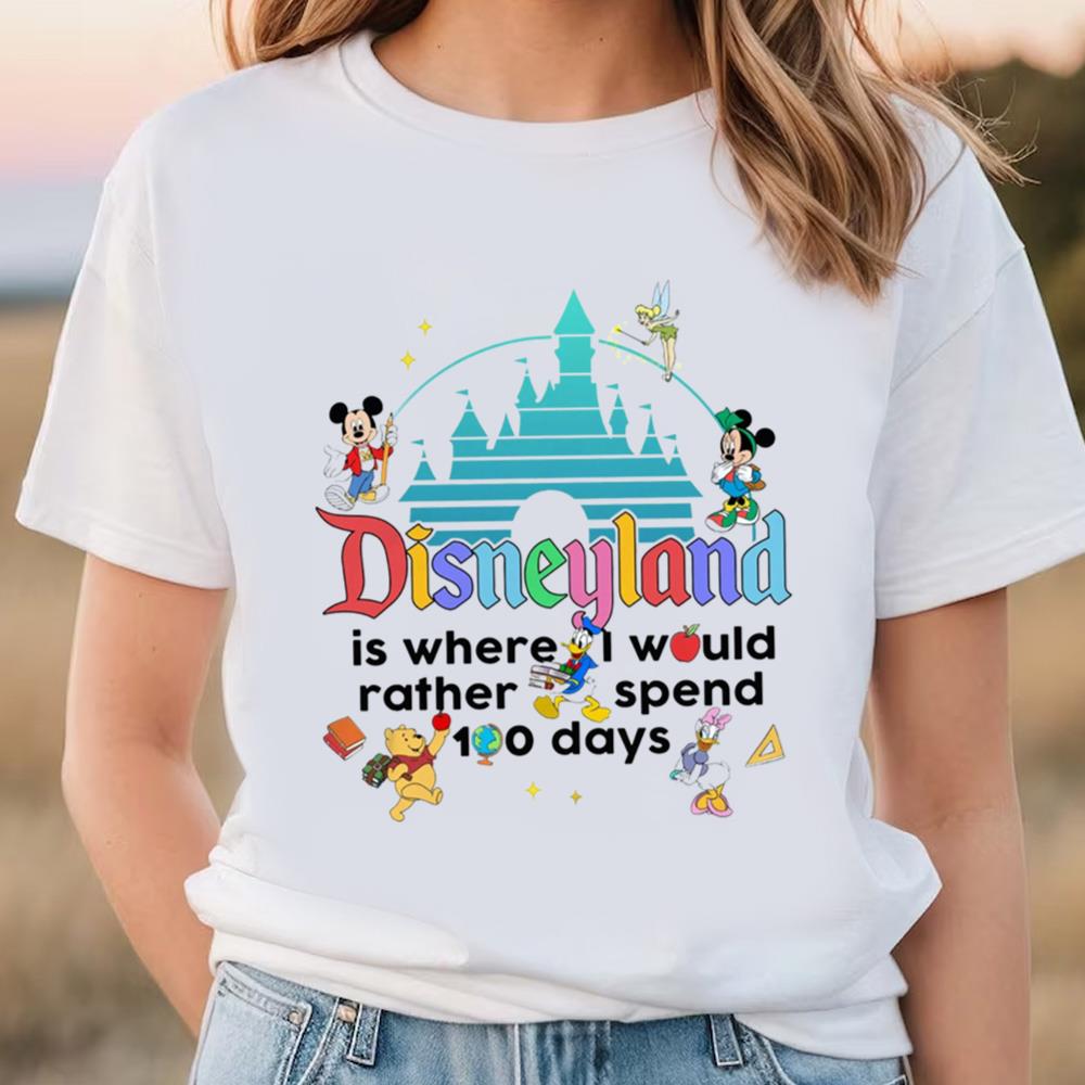 100 Days Of School Shirt, Mickey And Friends 100Th Day Of School, 100Th Day Of School Teacher Shirt