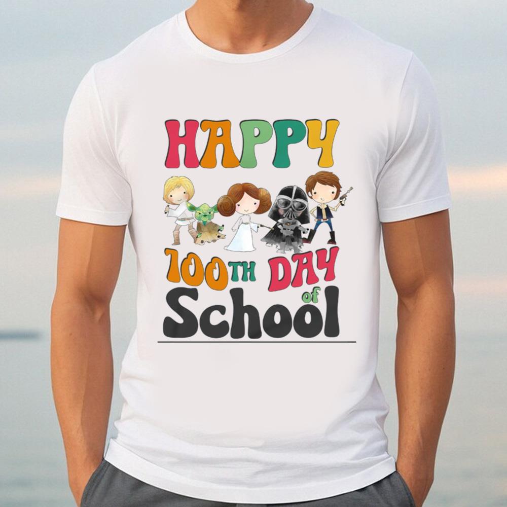 100 Days Of School Star Wars Shirt, Happy 100th Day Of School Shirt, 100 Days Celebration, Back To School Shirt