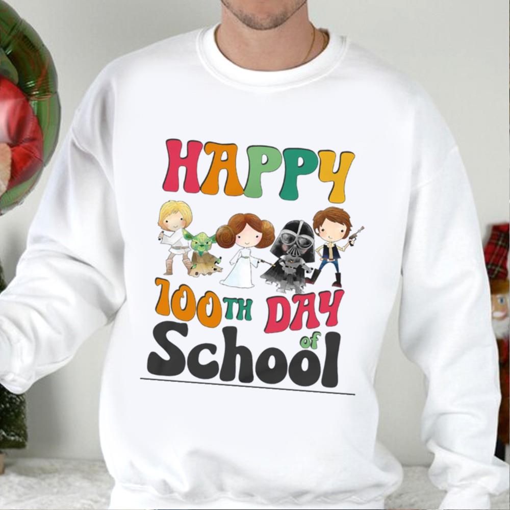 100 Days Of School Star Wars Shirt, Happy 100th Day Of School Shirt, 100 Days Celebration, Back To School Shirt
