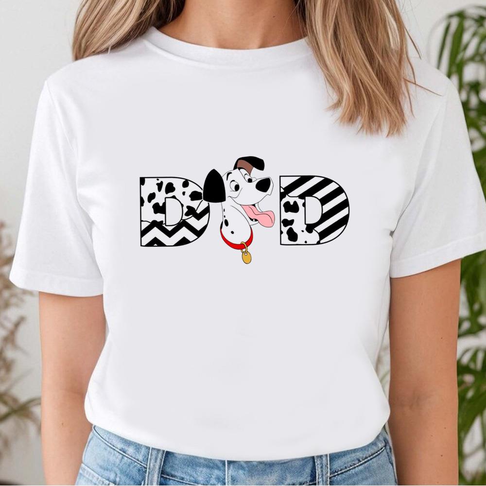 101 Dalmatians Pongo Perdita Dad Shirt, Disney Dogs Matching T-shirt