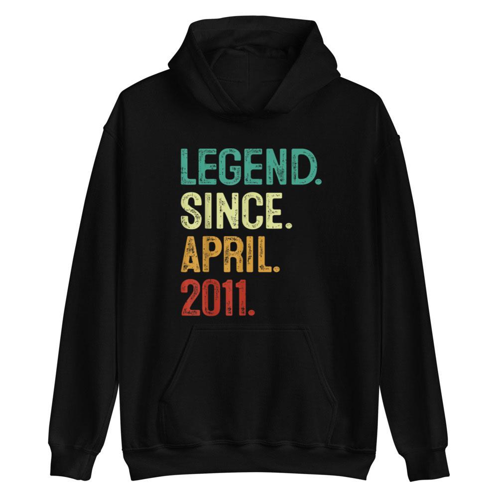 12 Years Old Legend Since April 201112th Birthday T-Shirt