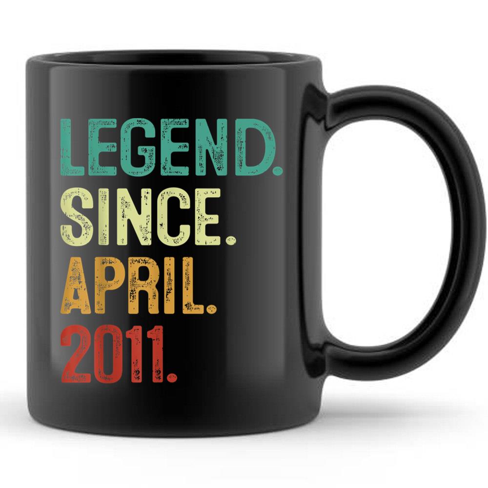 12 Years Old Legend Since April 201112th Birthday T-Shirt