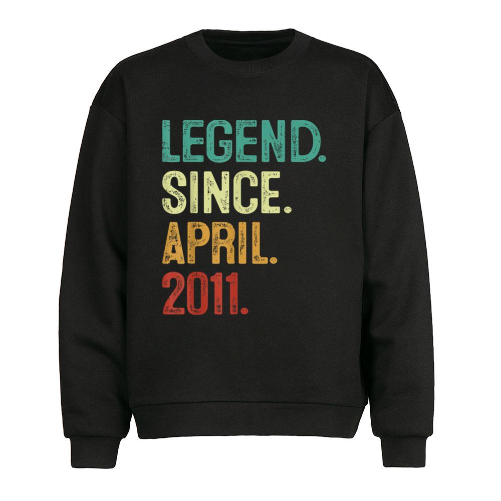 12 Years Old Legend Since April 201112th Birthday T-Shirt