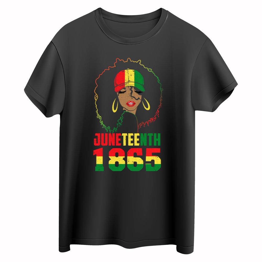 1865 Juneteenth Celebrate African American Freedom Day Women T-Shirt