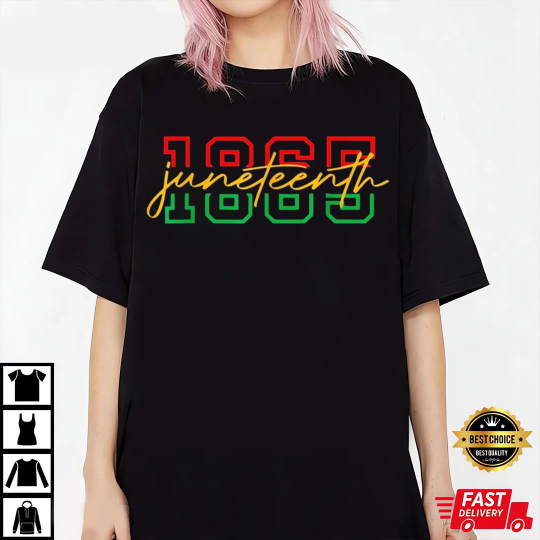 1865 Juneteenth Celebrate African American Freedom Day Women Vintage T-Shirt