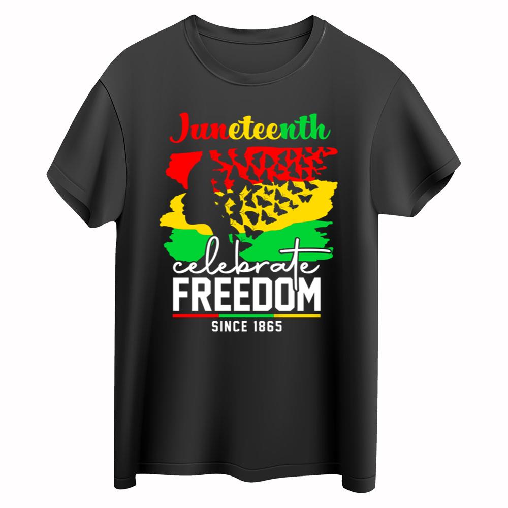 1865 Juneteenth Celebrate Black Women African Freedom Day T-Shirt
