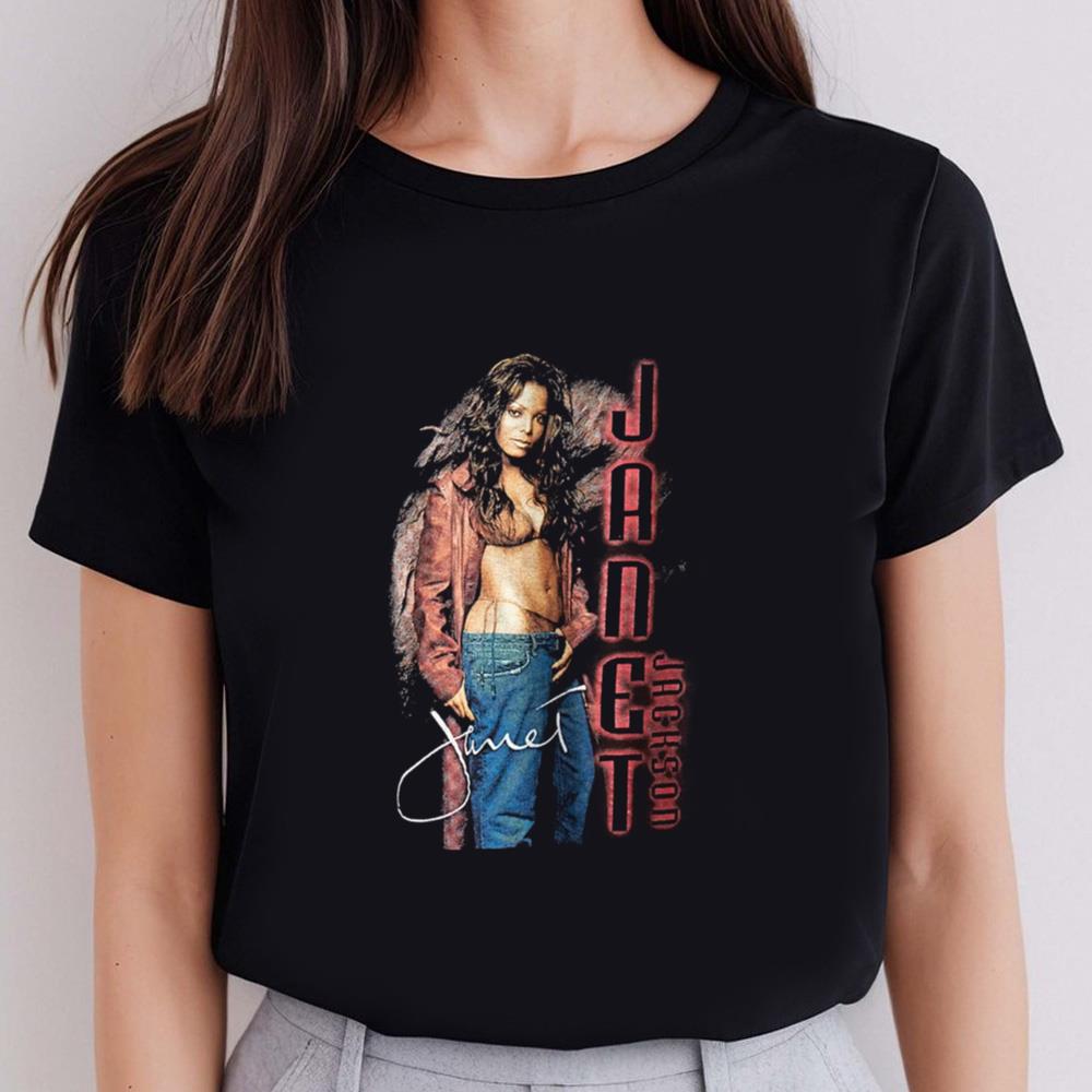 1990s Janet Jackson Concert Tour T-Shirt
