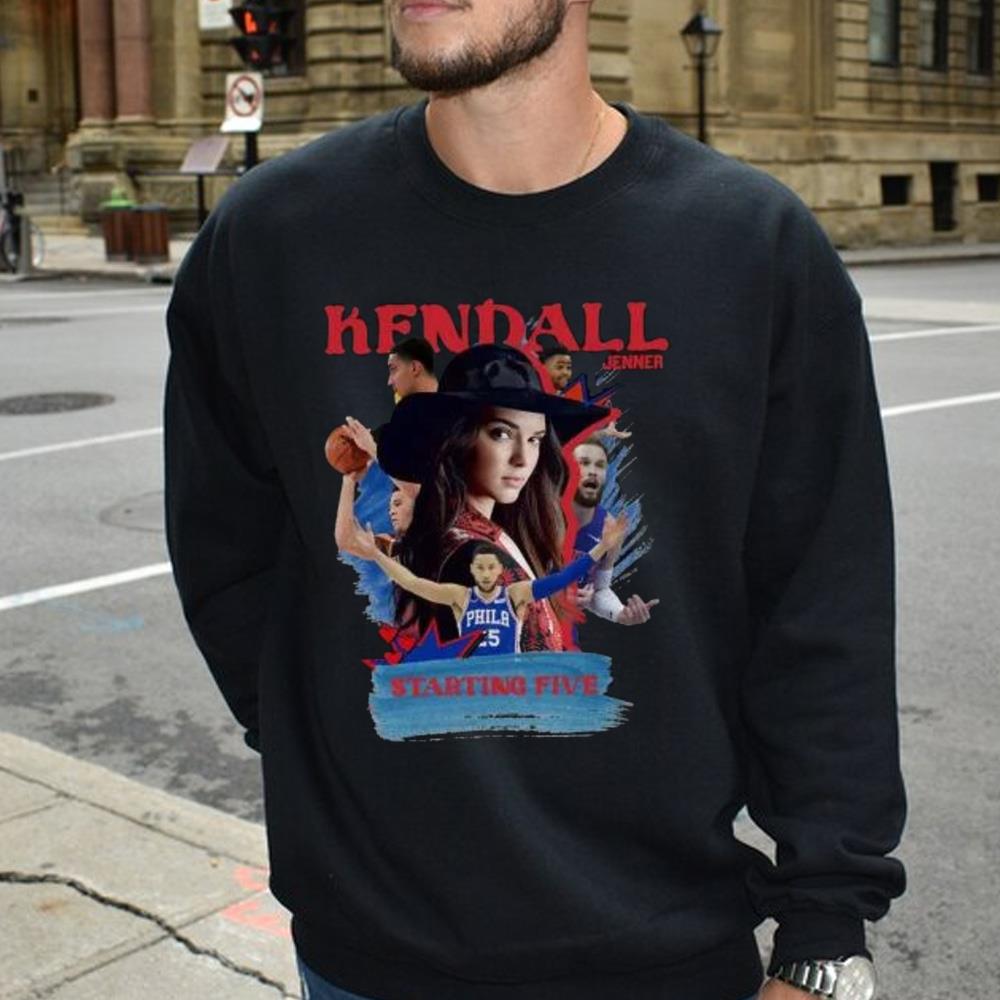 2023 Kendall Jenner Starting Five shirt, Kardashians Shirt, Funny Shirt, Basketball Shirt