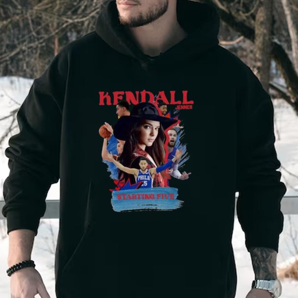2023 Kendall Jenner Starting Five shirt, Kardashians Shirt, Funny Shirt, Basketball Shirt
