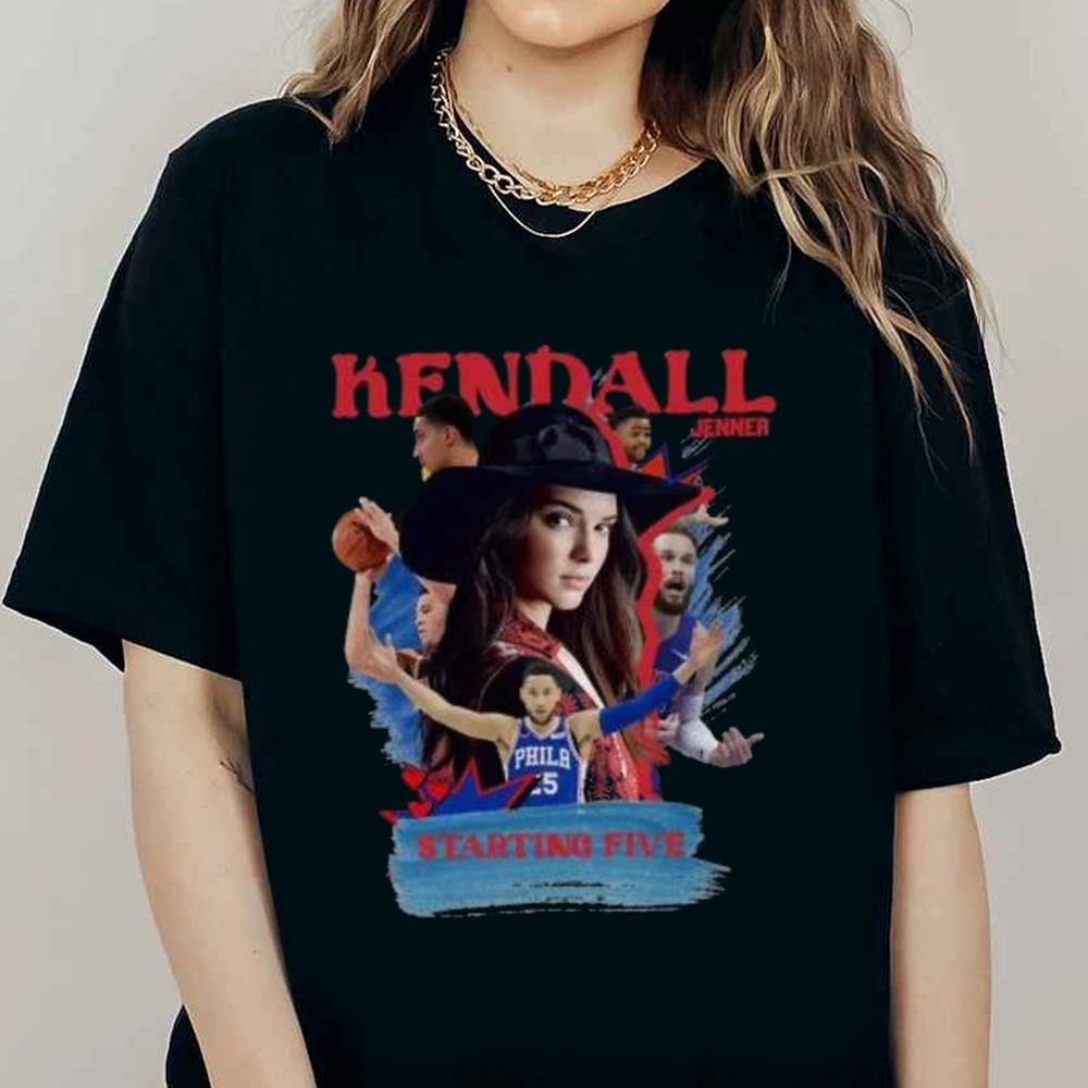 2023 Kendall Jenner Starting Five shirt, Kardashians Shirt, Funny Shirt, Basketball Shirt