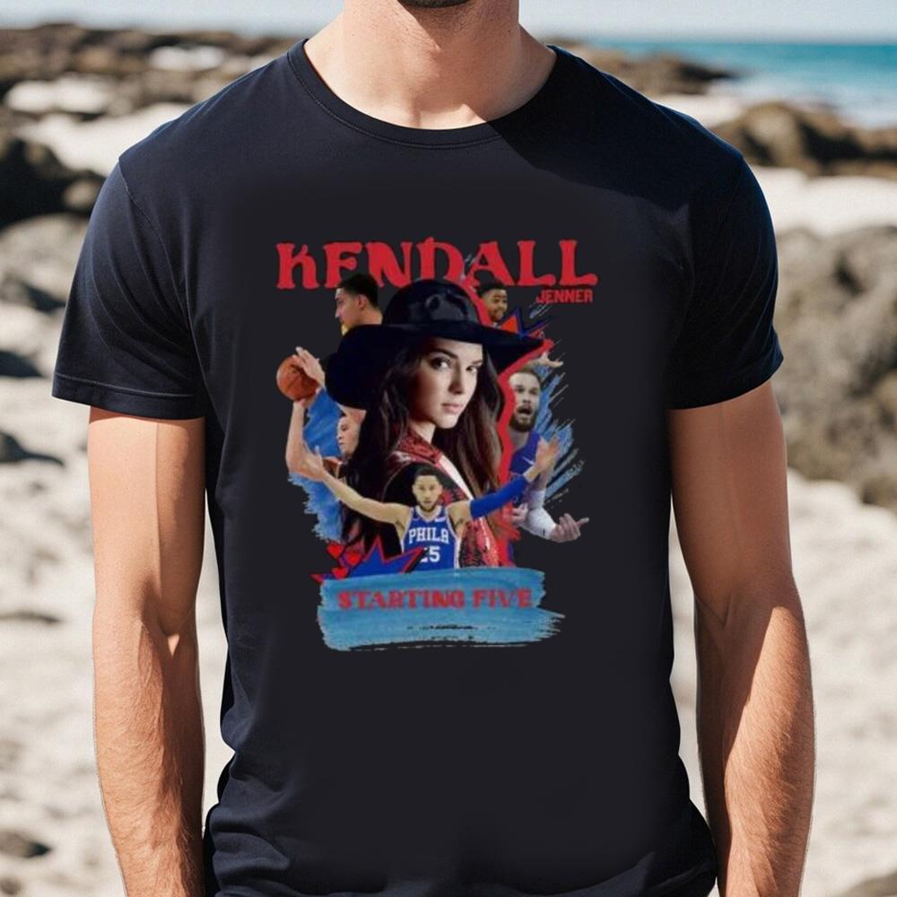2023 Kendall Jenner Starting Five shirt, Kardashians Shirt, Funny Shirt, Basketball Shirt