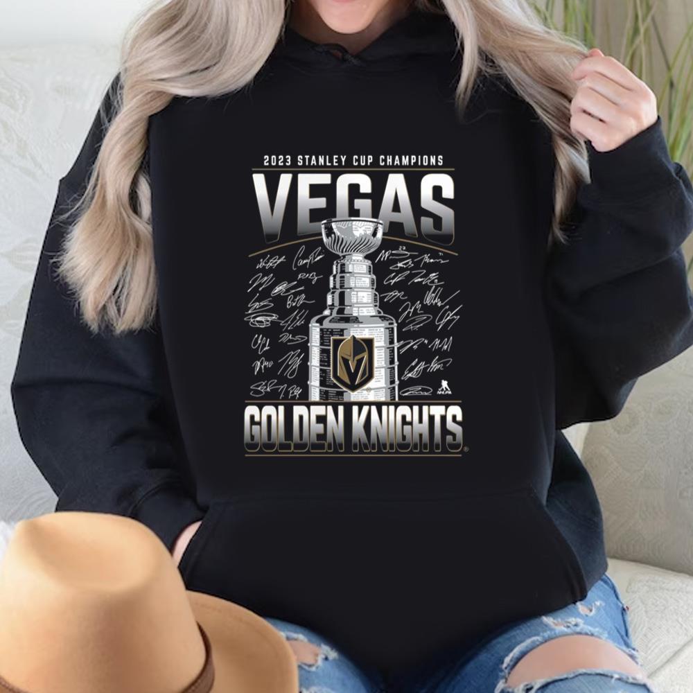 2023 Stanley Cup Champions Vegas Golden Knights Signature T-shirt