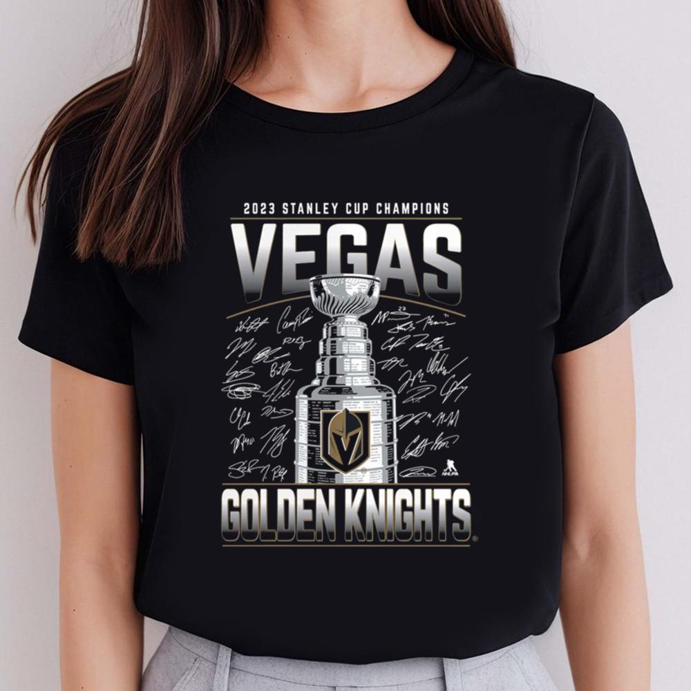 2023 Stanley Cup Champions Vegas Golden Knights Signature T-shirt